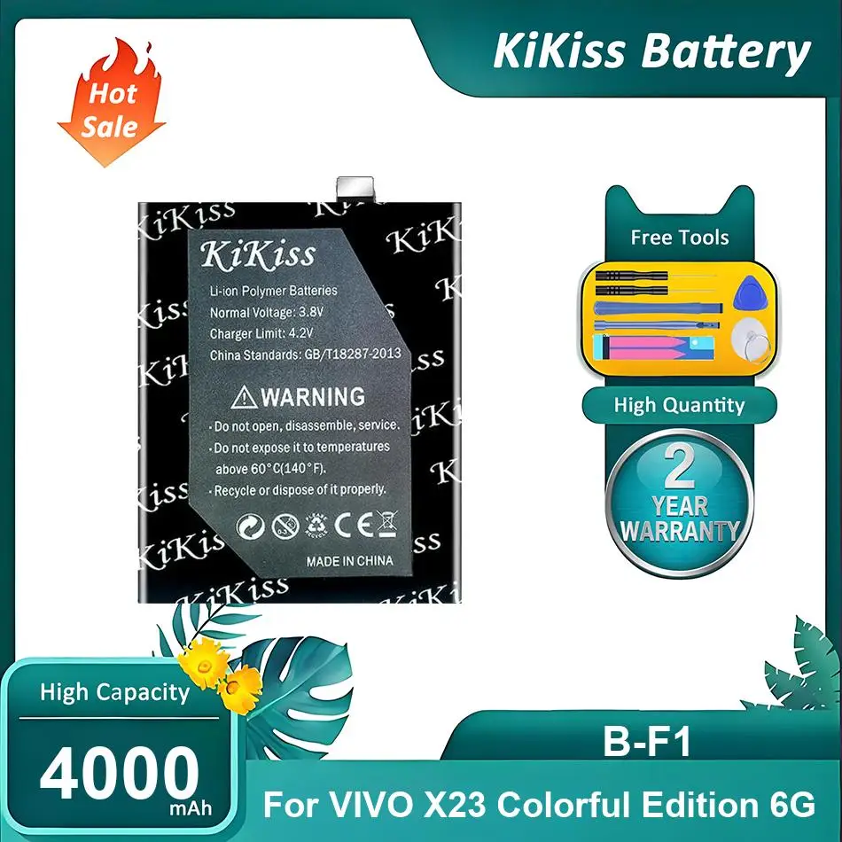 

Long-Lasting Mobile Phone Battery For VIVO X23 Colorful Edition 6G,B-F1,4000mAh