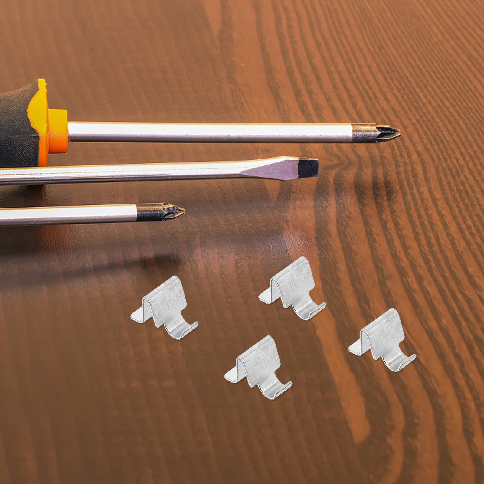 

20pcs Office Cabinet Shelf Clips Heavy Duty Stainless Steel Metal Shelf Brackets For Wood Shelving Support Storage Rack Fixer