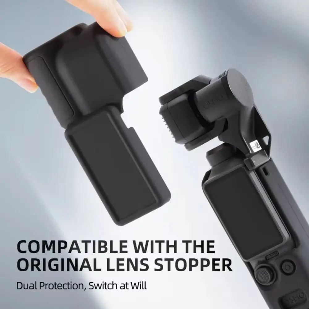 Silicone Protective Case Anti-Scratch Breathable Lens Protector Full Coverage Screen Cover for DJI Osmo Pocket 4