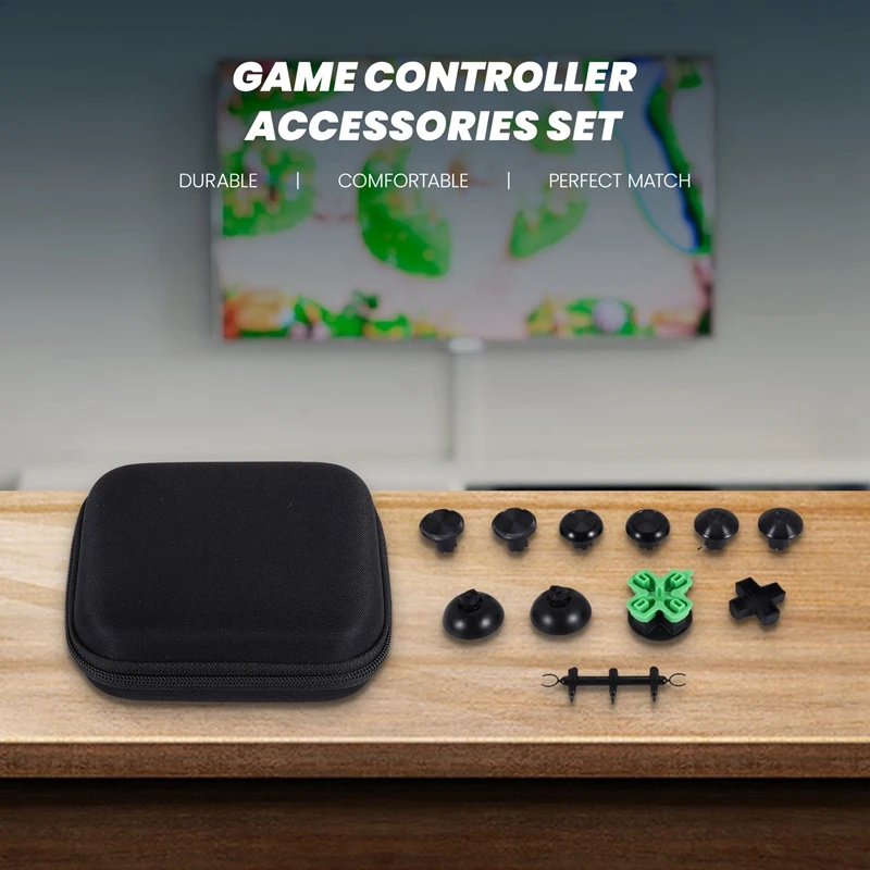 Adatto per Controller PS5 Cross Key Joystick Cap Controller di gioco Set fai da te con cappuccio in metallo antiscivolo