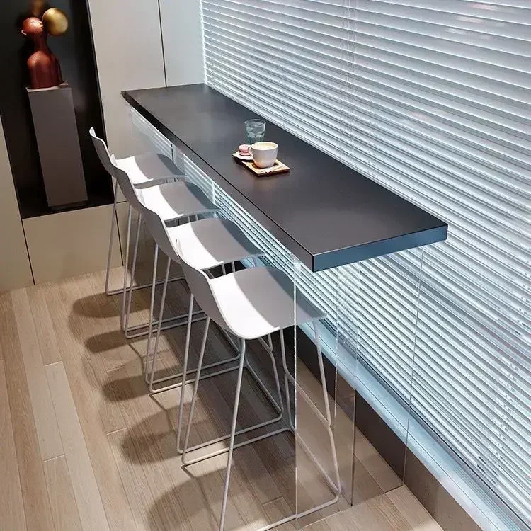 

VIP Customized Exclusive Bar Suspension Table Bar Balcony Chair Table Leisure High Table and Chair Combination