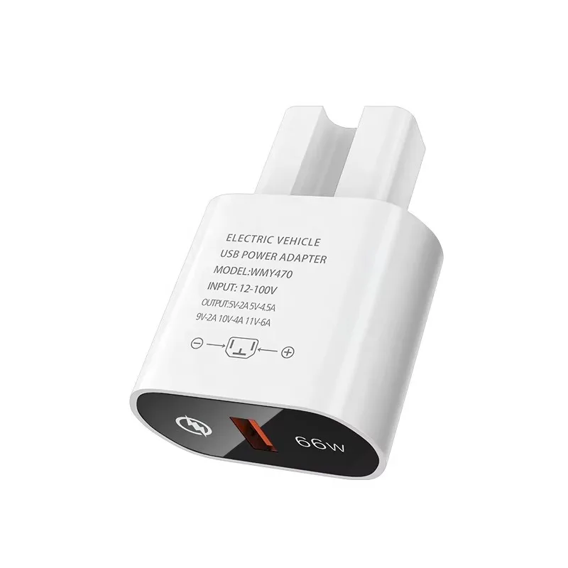 

Electric Car Mobile Phone Charger Ultra-fast Charging 66W 120W USB Plug Car Charger Universal Fast Charging