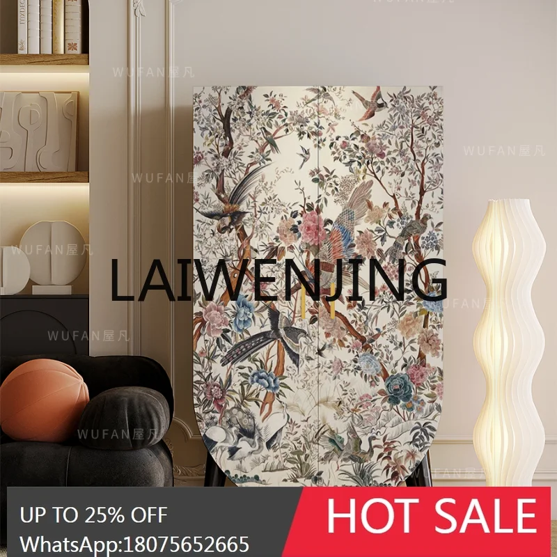 

French solid wood door wardrobe storage bedroom home wardrobe free installation custom locker