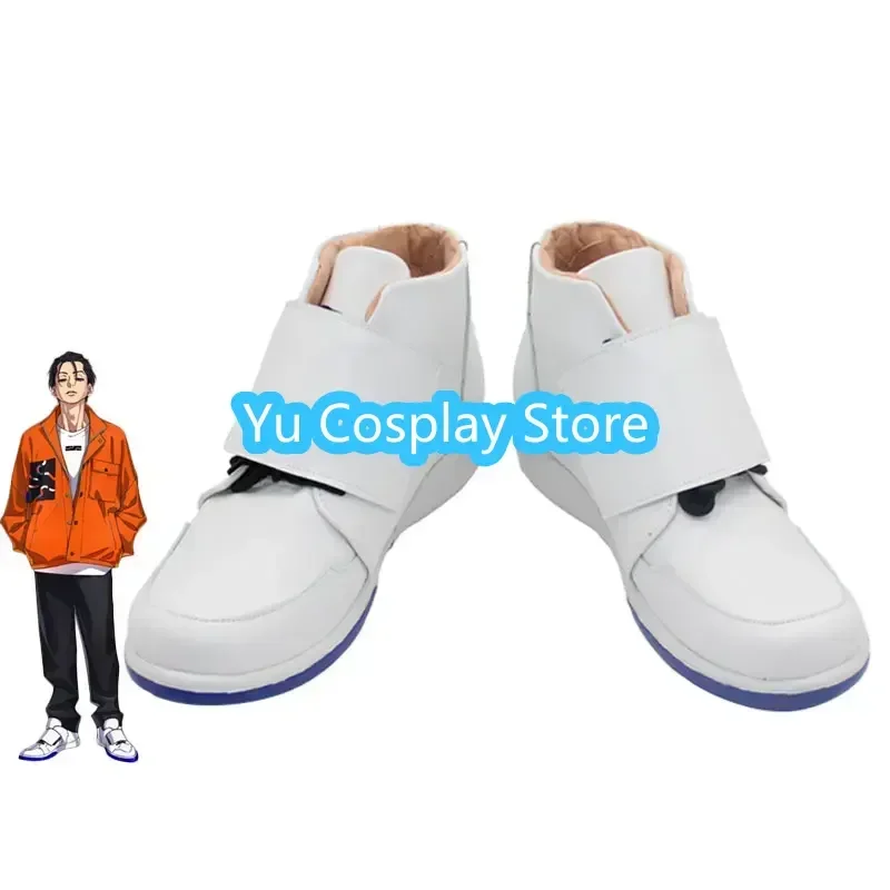 Fumiya Cosplay Shoes Game Charisma Cosplay Prop PU Leather Shoes Halloween Carnival Boots Custom Made