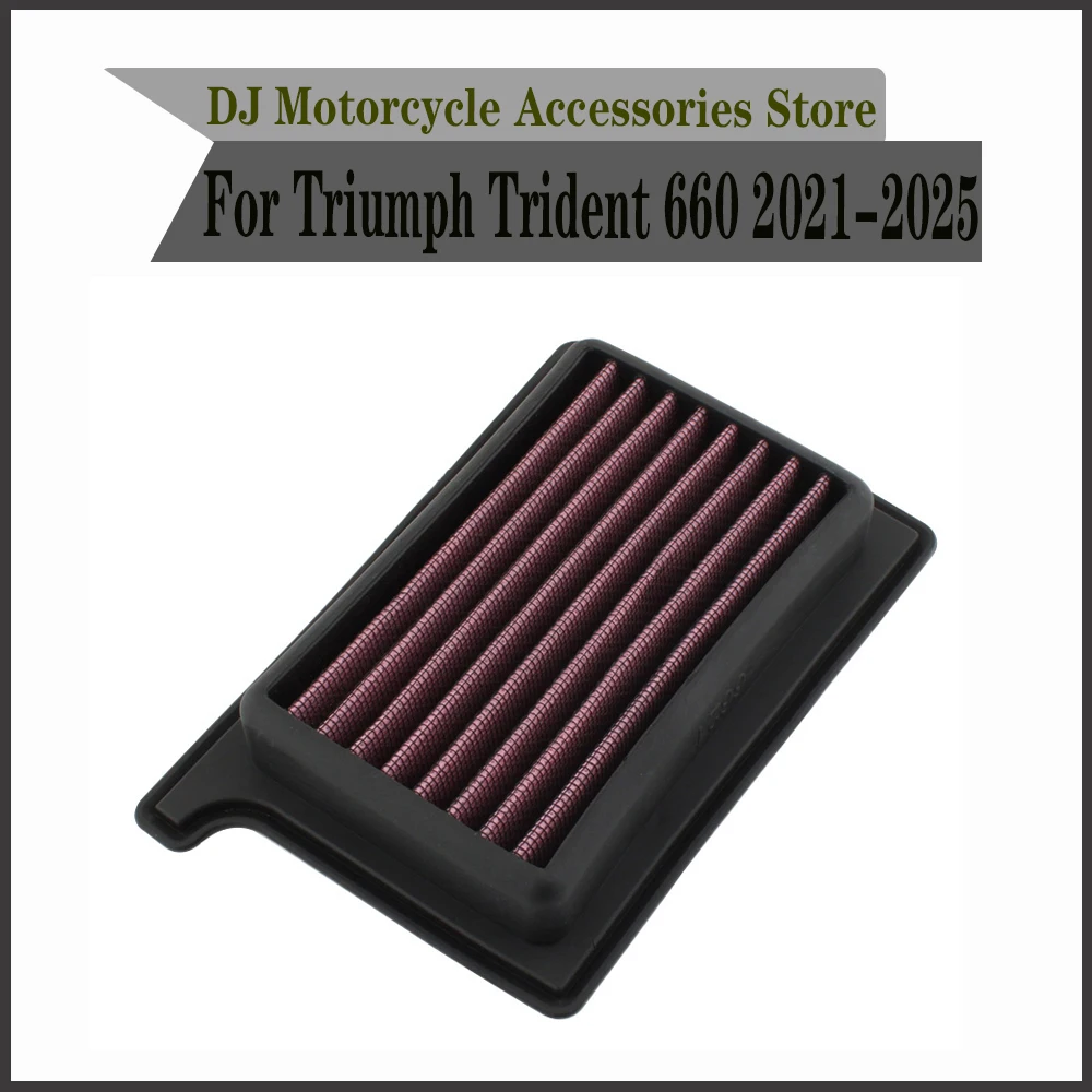 

High Flow Air Filter for Triumph Tiger Trident 660 2021-2025 Motorcycle Intake Cleaner Replacement Parts