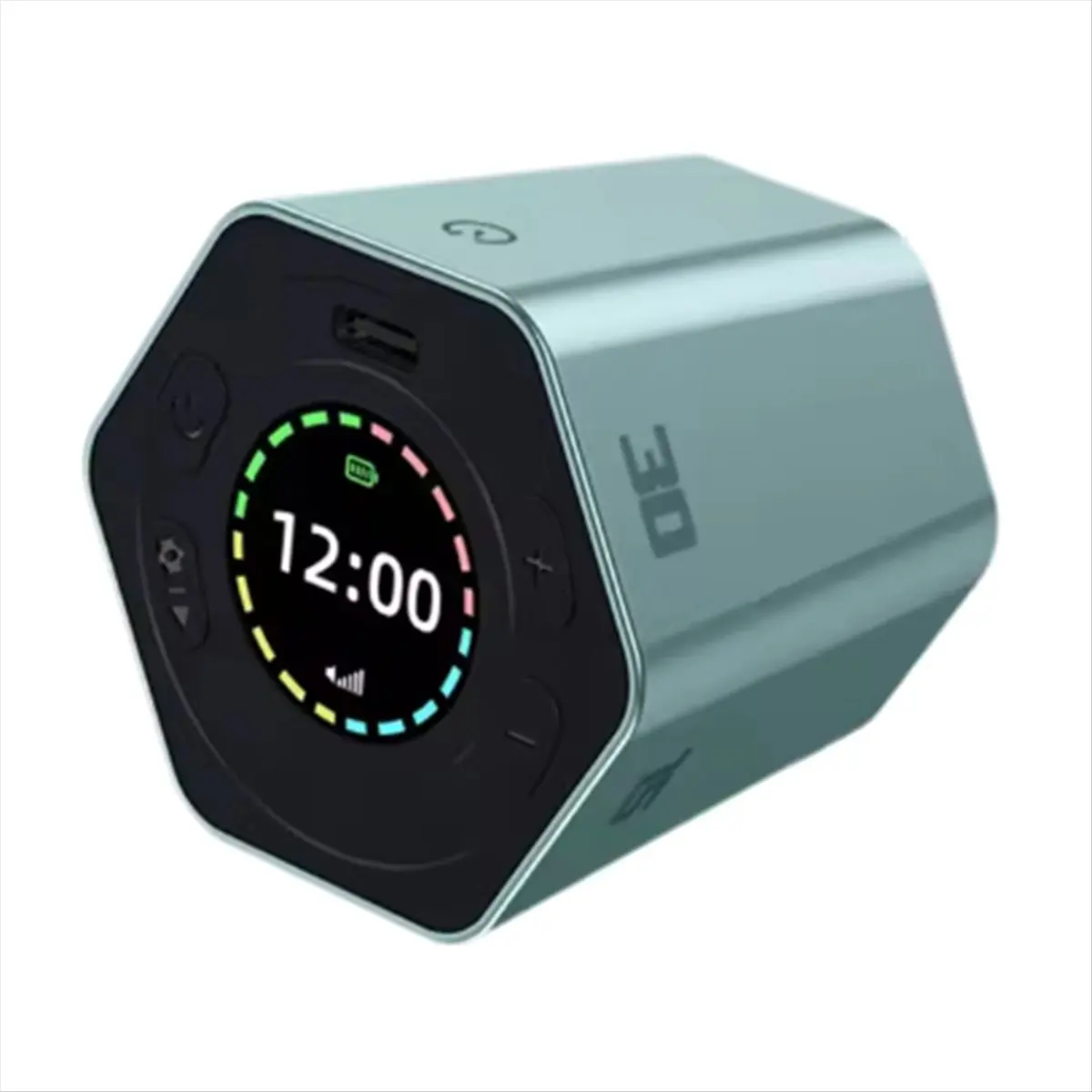 [POPULAR]Productivity Cube Mute Vibrate Digital Desk Hexagon Magnetic Flip Focus Time for Meetings Task Study