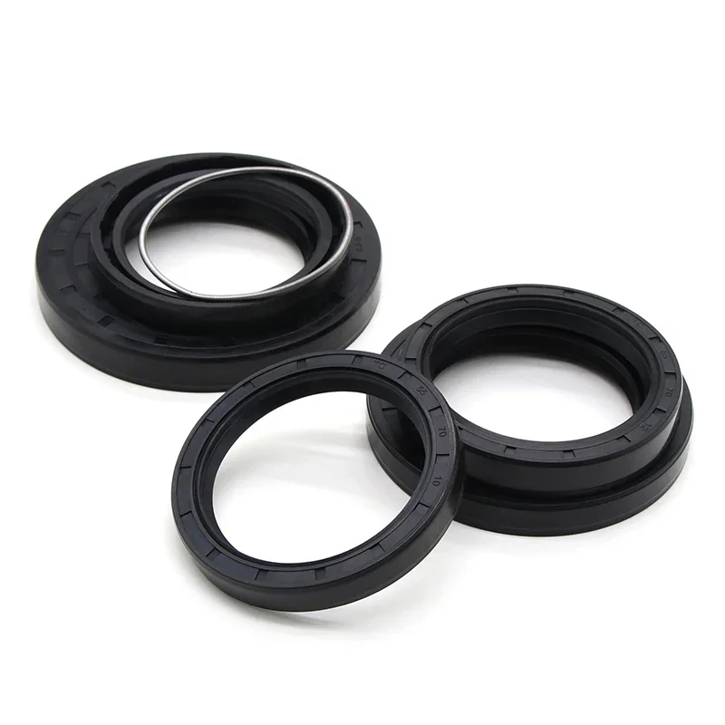 Guarnizione paraolio NBR nera ID 55mm TC-70/72/75/78/80/82/85/90/95/100/110*8/9/10/12mm Guarnizioni di tenuta in gomma a doppio labbro per albero in nitrile