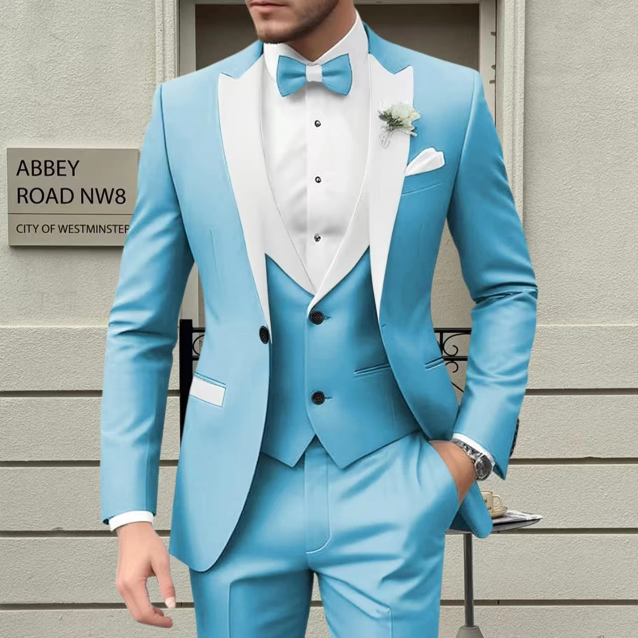 Men's Slim Fit Thre…