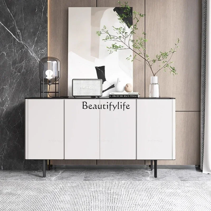 

ld14Italian light luxury style entry door decoration shoe change cabinet modern simple foyer storage cabinet