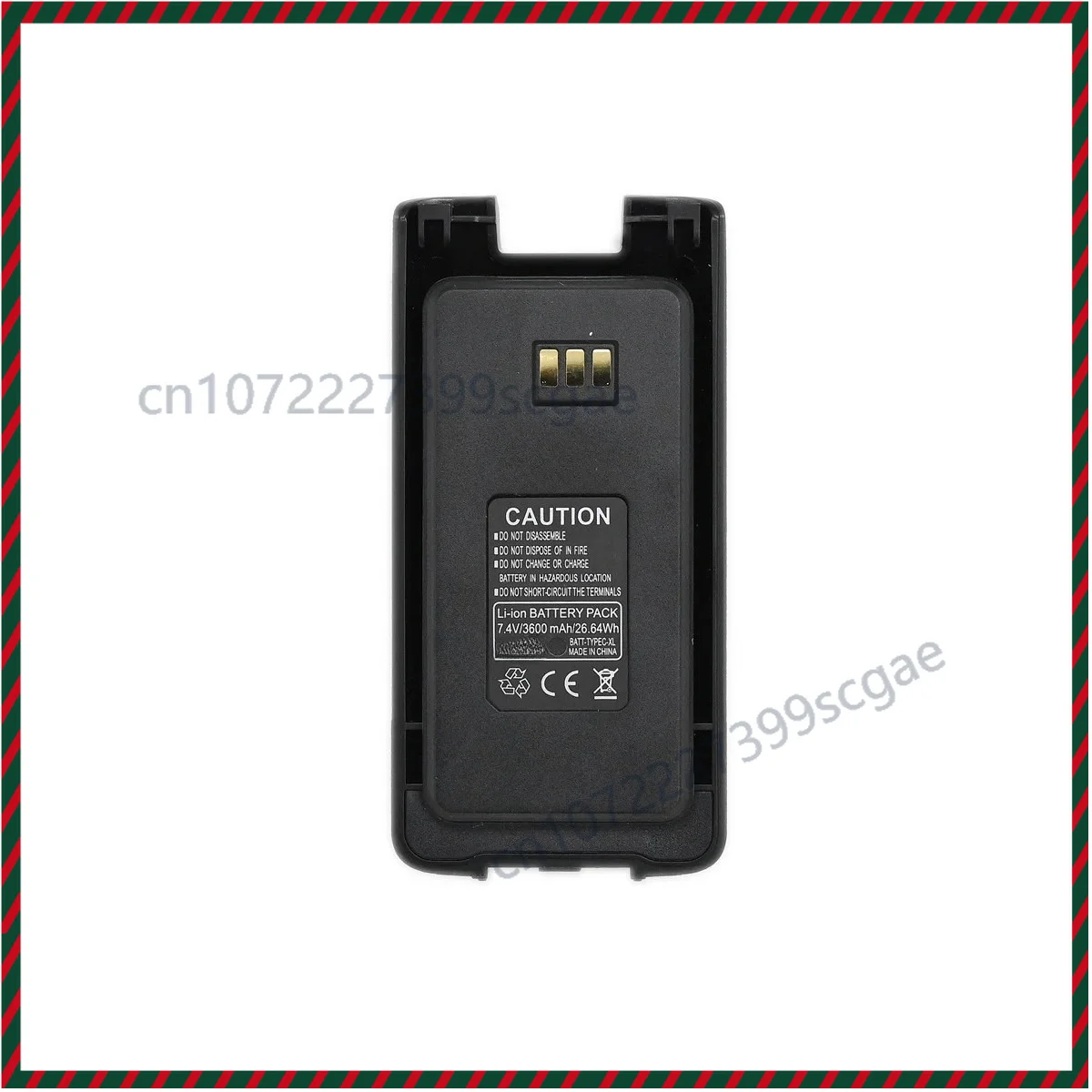 for  TYT MD390plus Battery Thicken 3600mAh Type C for UV8200 MD390 Plus MD390G MD680D