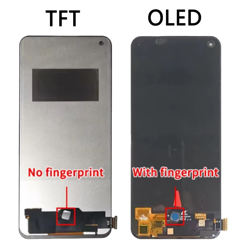 Wyświetlacz LCD 6.4\" 100% Testowany dla OPPO Realme 9 Pro+ Plus RMX3392, RMX3393 Ekran Dotykowy Digitizer Zespół — zdjęcie produktu 4