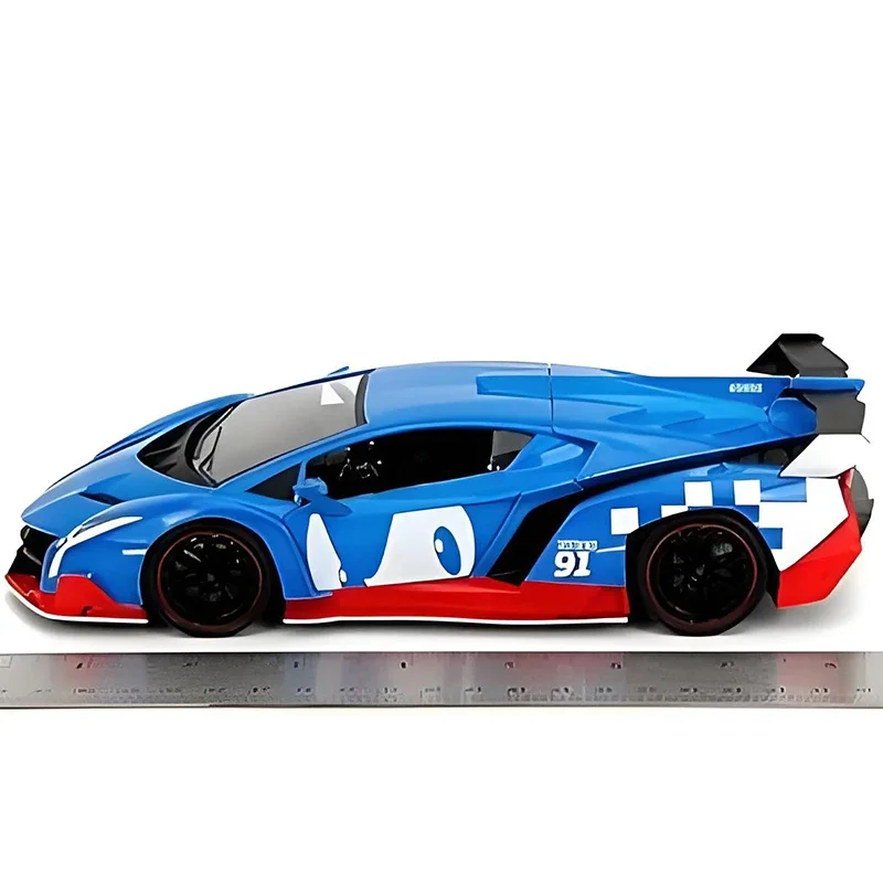 JADA 1:24 Veneno Supercar Alloy Car Diecasts & Toy Vehicles Car Model Miniature Scale Model Car For Children