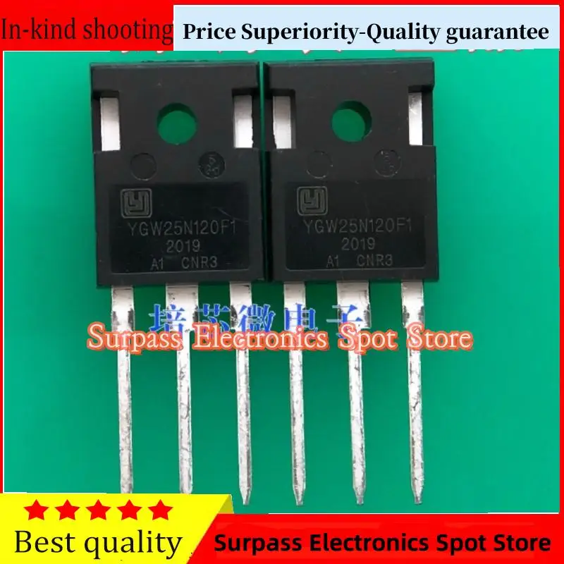 

10PCS-100PCS YGW25N120F1 IGBT 25A/1200V Price Superiority-Quality guarantee