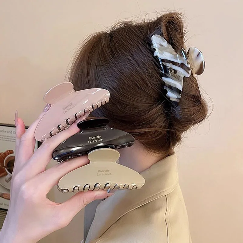 

Новый винтажный ацетатный коготь во французском стиле для женщин и девочек, милое украшение для волос, высококачественная заколка для волос, зажим для волос, аксессуары для волос