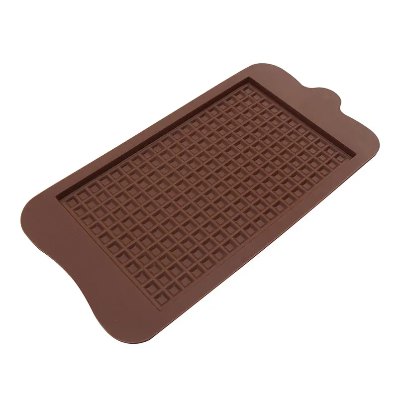 Lattice Shape Chocolate Candy Mold Handmade Waffle Silicone Mould Baking Tool