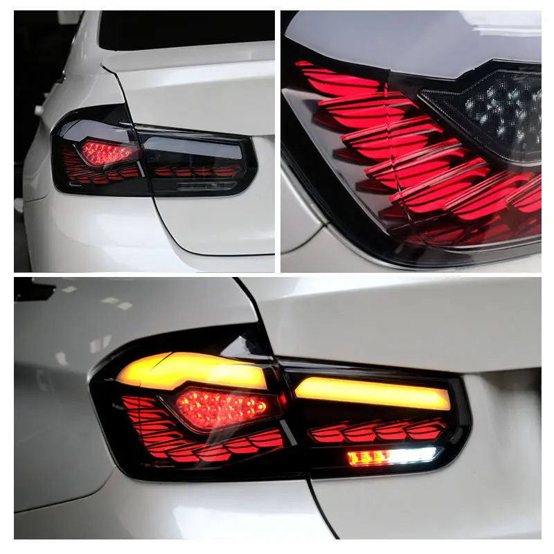 Rauchschwarzes Rücklicht, LED-Auto-Rückleuchte für BMW 3er F30 F35 2013–2018