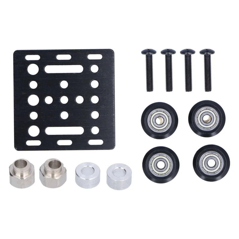 

Gantry Plate Aluminium Alloy Build With Pulley 3D Printer Accessory Set Kit