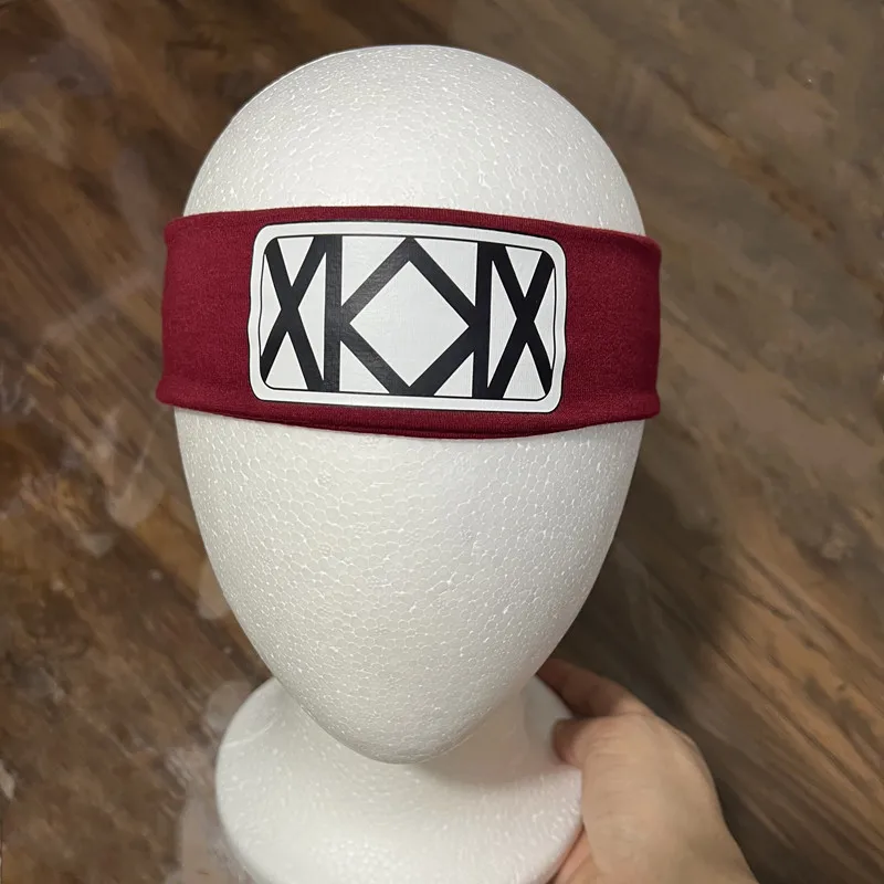 New Anime Hunter x Hunter Headband Logo Killua Zoldyck Cosplay Head Wear Band Unisex Printed Outdoor Party Accessories ﻿