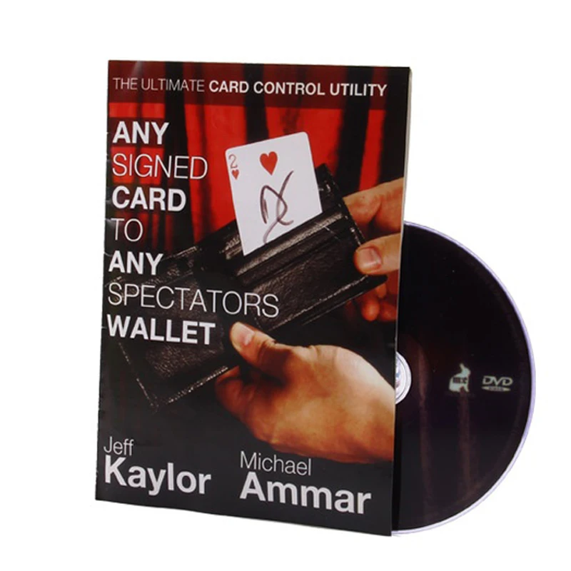 Magic Tricks Any Card To Any Spectator's Wallet Card Magic Magia Magie Magician Props Close Up Stage Illusion Gimmick + Tutorial