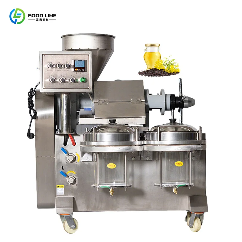 Customized Consistent Quality Sunflower Seed Oil Making Machine Oil Press Machine Rapeseed Oil Press