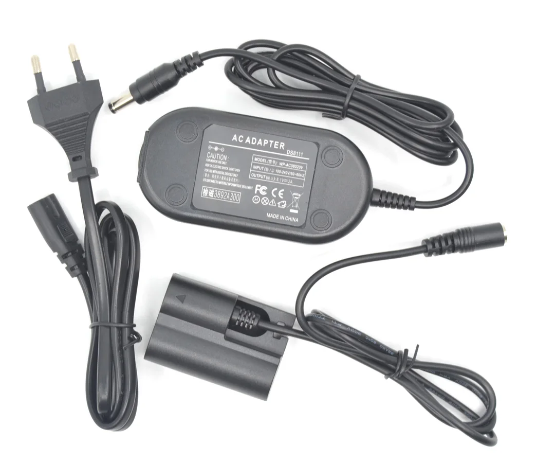 Ack-E2 AC Power Adaptor Dr-E2 Dr-400 Dc Coupler Bp-511 Dummy Battery Kit For Canon Eos 5d 10d 20d 30d 40d 50d D60 300d Camera