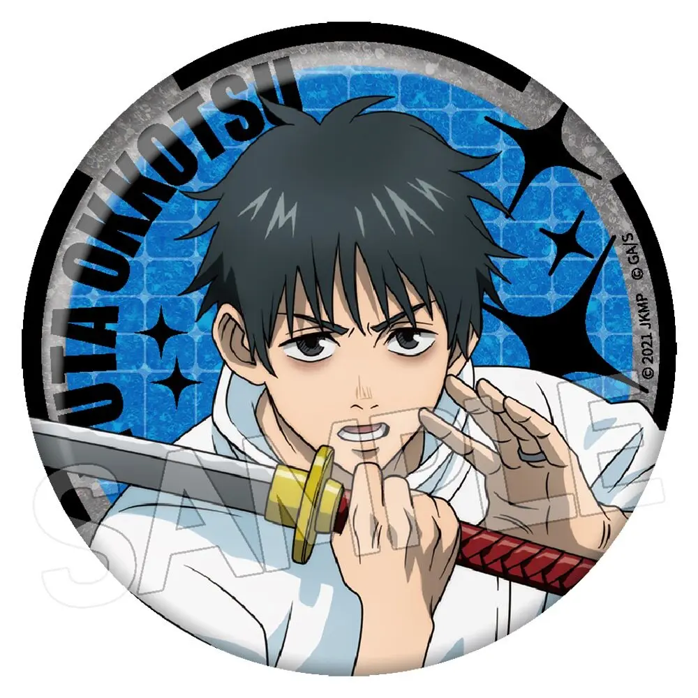 58mm Anime Jujutsu Kaisen Choso Gojo Satoru Yuta Okkotsu Itadori Yuji Cosplay COSTUME Badge Pin SPTE Tinplate Brooch Prop GiFT
