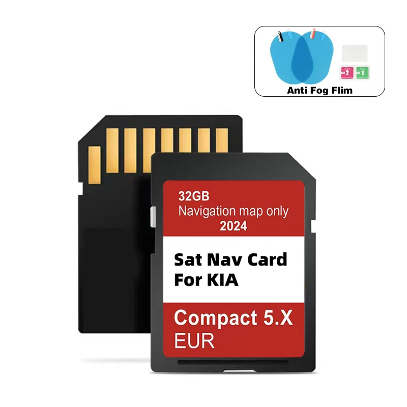 

SD Card Navigation GEN5 Compact 5.X for KIA Carens/Ceed/Niro/Optima/Picanto/Rio/Soul/Sportage/Stonic Car GPS EU Map 2024 Version