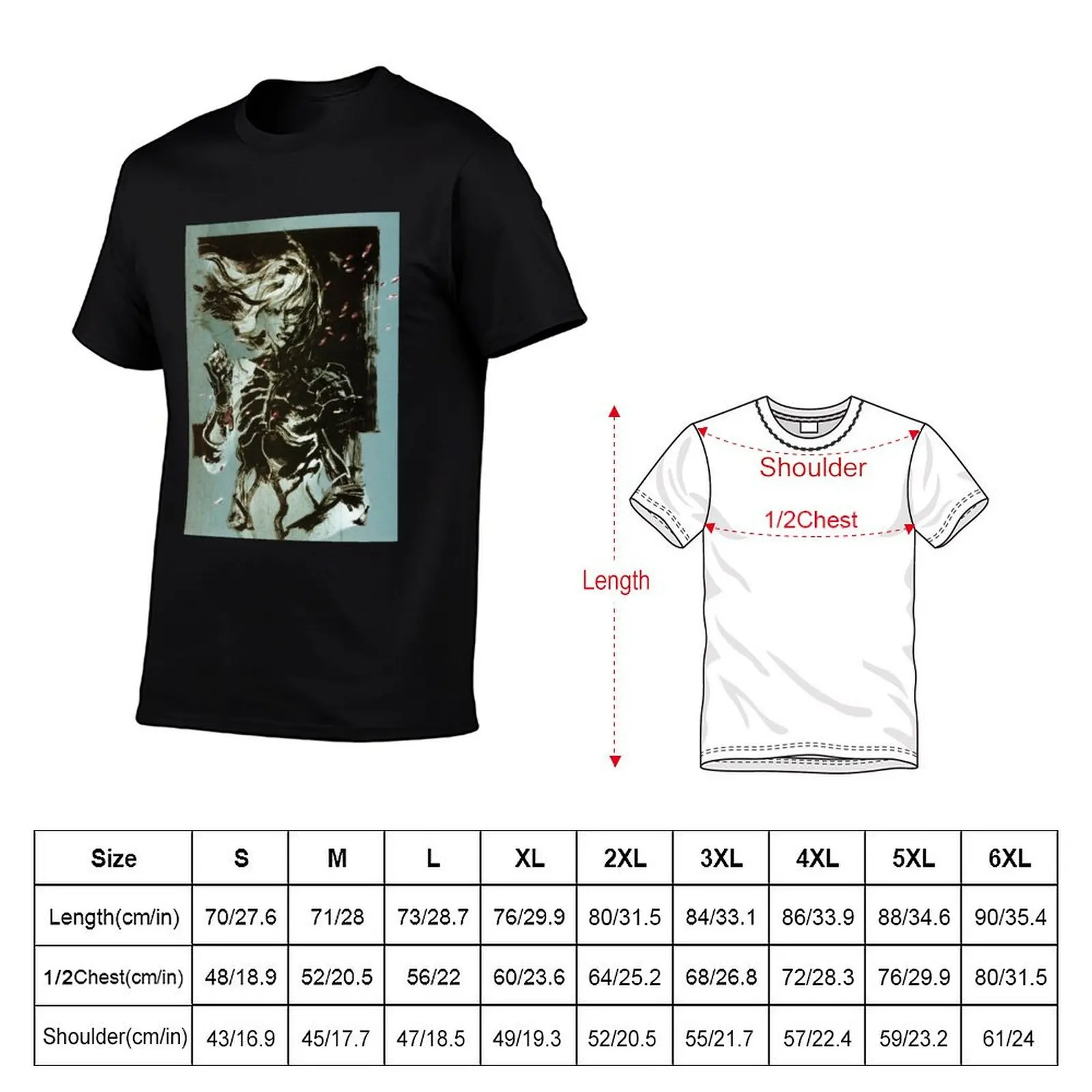 Metal Gear Solid dark T-Shirt oversized cute clothes vintage t shirts plain Men's clothing