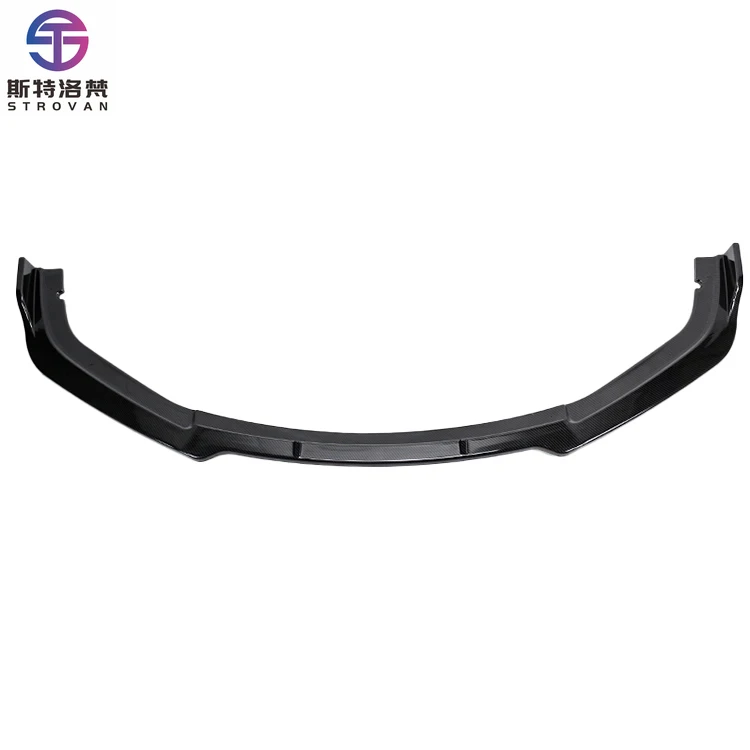 

STLF Car Exterior Accessories Parts Body Kits PP Plastic One-piece Front Bumper Spoiler Lip for Hondas 10th Civics 2016-2019