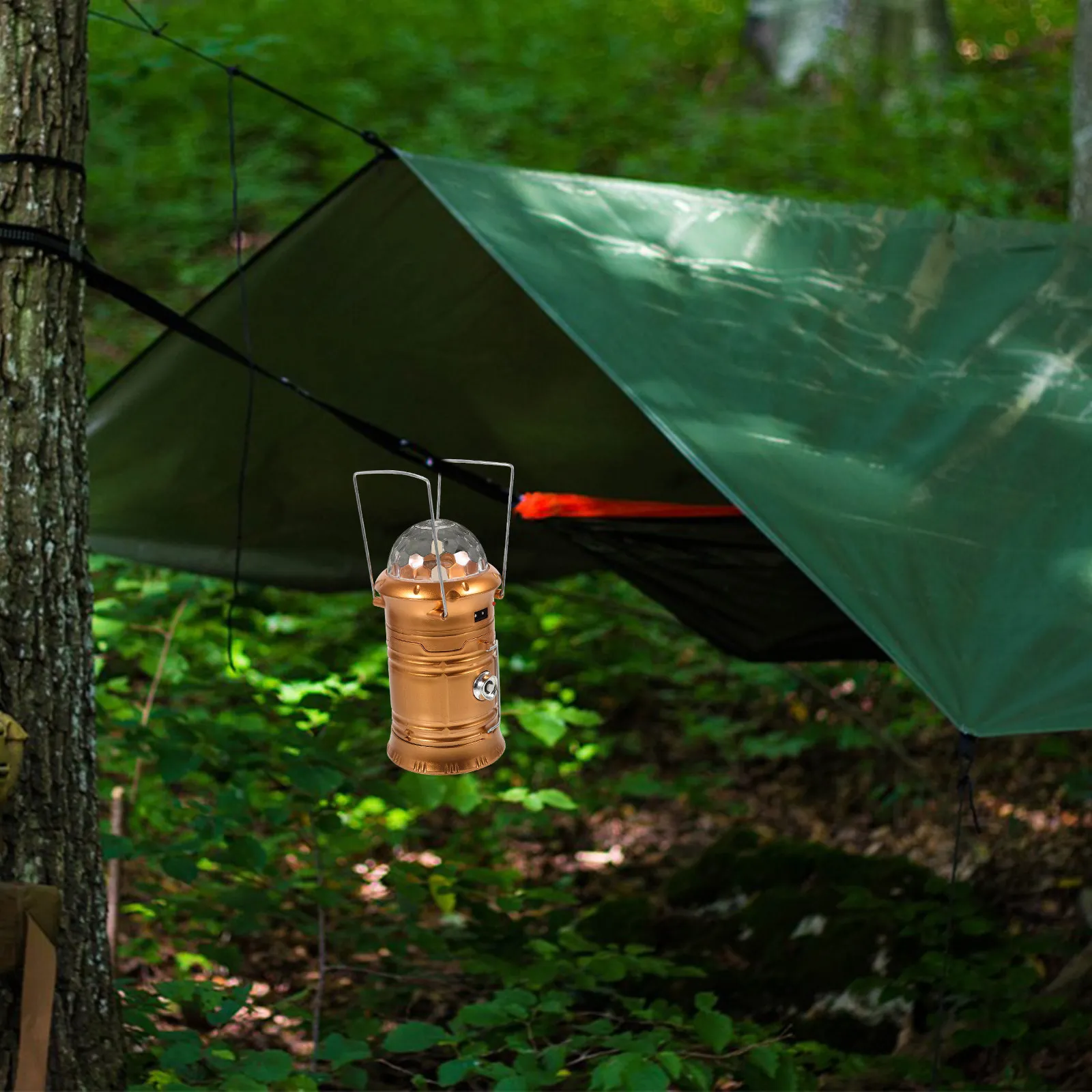 

1Pcs LED Rechargeable Camping Lamp Portable Tent Light Outdoor Emergency Light Multifunction Handheld Adjustable Bright