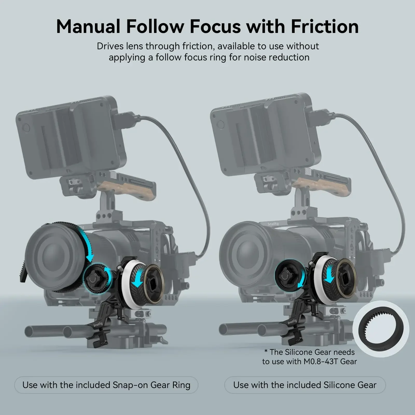 SmallRig ミニフォローフォーカス F40 F50 F60 ミニフォローフォーカス