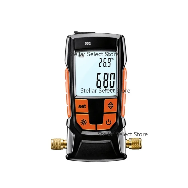 

552 Digital Vacuum Micron Gauge with Bluetooth and Coupler Vacuum Measuring Instrument 0-26.66mbar Digital vacuum gauge