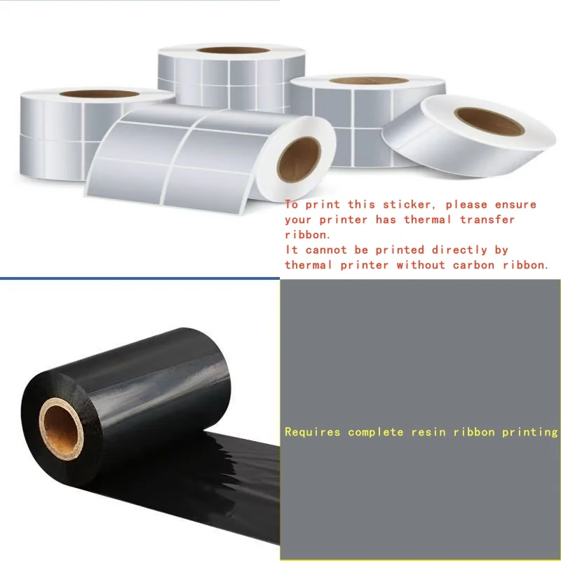 شريط راتينج، مقاوم للماء 40-110 مم، ملصق مجوهرات للحيوانات الأليفة/شريط نقل ملصق فضي غير لامع، شفاف مقاوم للخدش