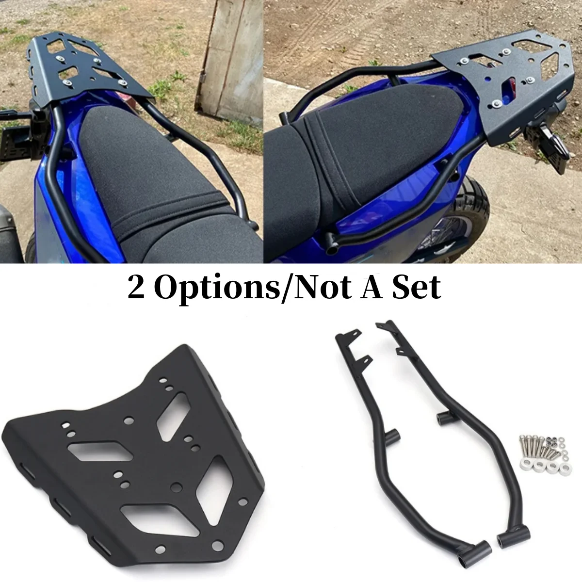 

Для Yamaha Tenere 700 TENERE700 2019 2020, новый задний багажник для мотоцикла, верхний чехол, опорный кронштейн, удлинитель хвостового груза, переноска