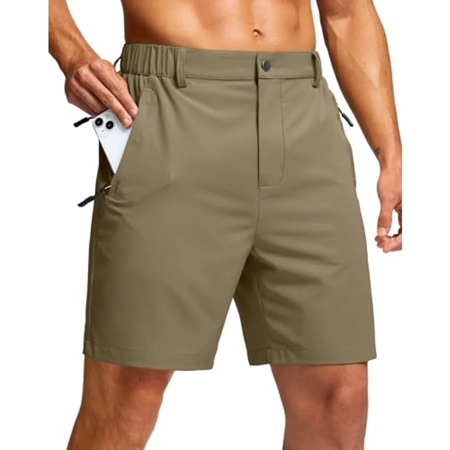 

Мужские шорты G Gradual 7"/5"/9" – легкие повседневные шорты для мужчин, для походов и гольфа, с 3 карманами на молнии