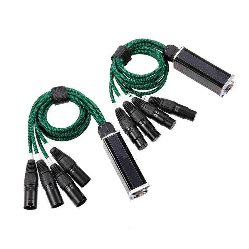 Excellent-1Pair 4 canali 3 pin XLR/DMX a Ethercon RJ45 Ethernet Extender DMX512 Estensore di segnale di rete 1 maschio + 1 femmina