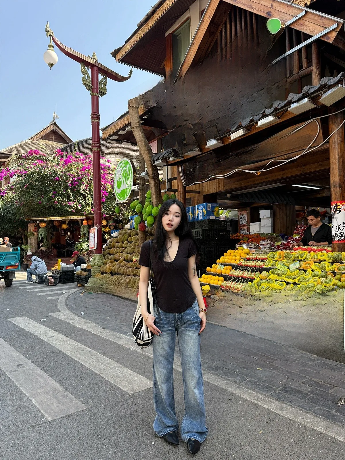 

Джинсы с низкой талией и прямыми штанинами для женщин, весна-лето, новые, свободные, стройнящие, из хлопкового денима, универсальные, модные, для дам