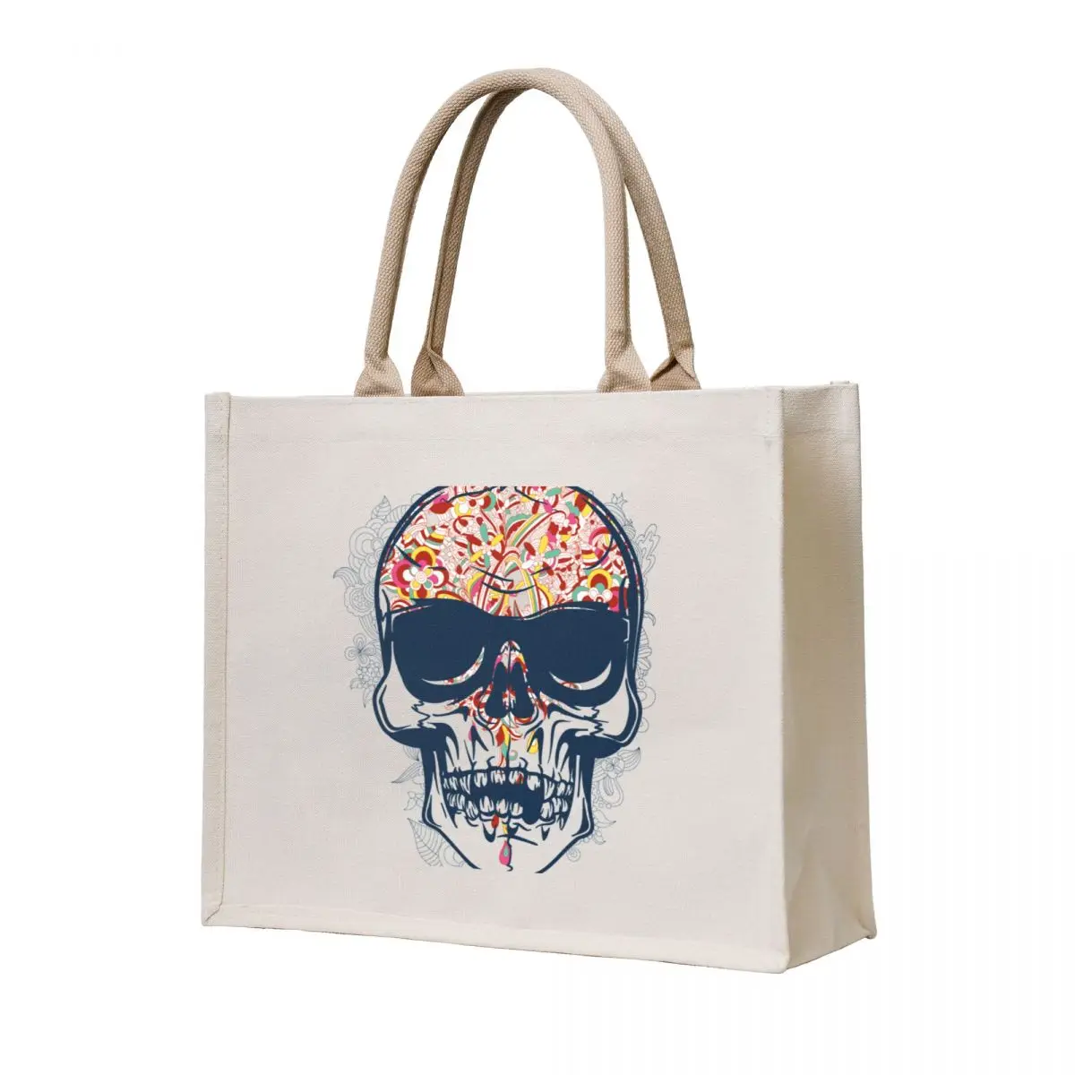

Totenkopf flower Tote Bag tote bags cloth bags canvas shopping bag women bag