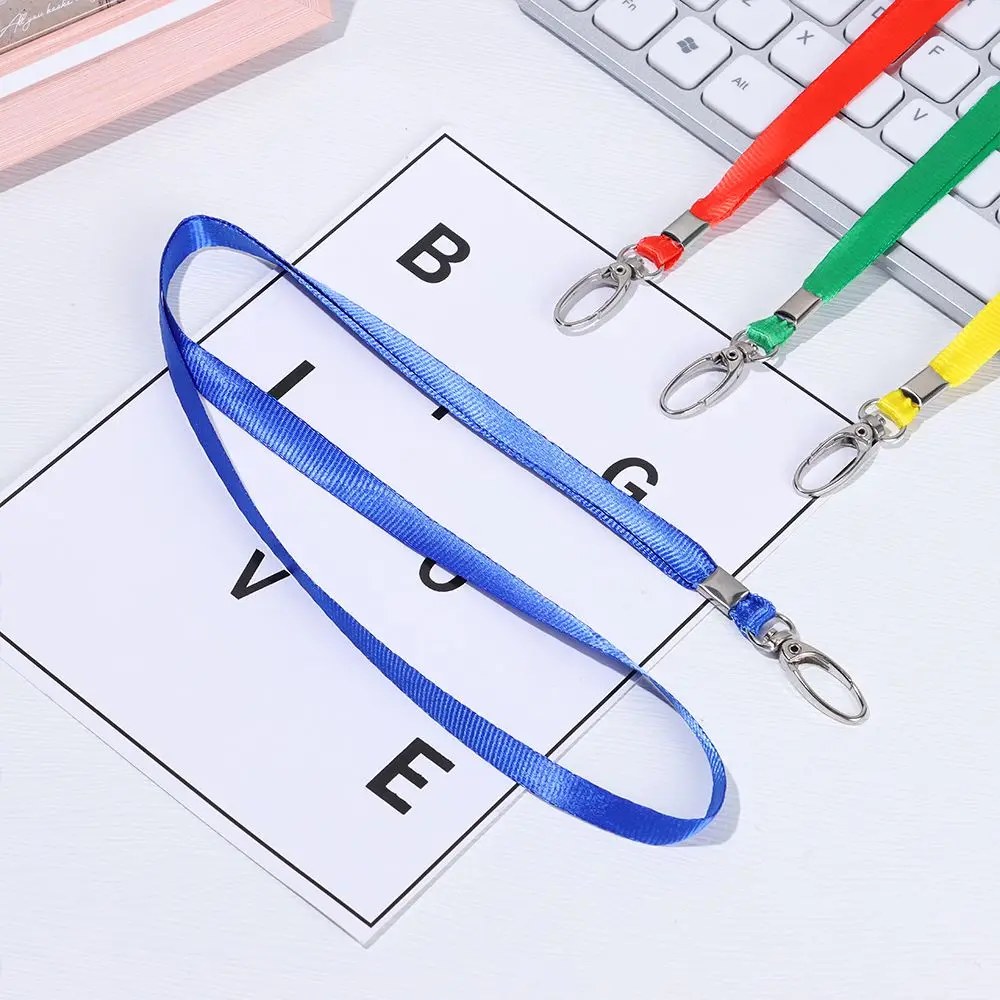 1Pcs New Office Supplies Fashion Hanging Rope Badge Holder Lanyard ID Card Holder Neck Strap Lanyards
