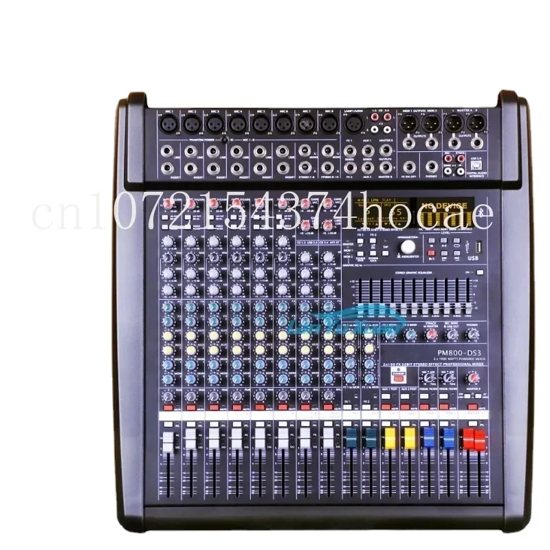 LCZ AUDIO Powermate Mixer New CMS800-DS3 / PM800-DS3 Professional Power Mate Sound Mixer Mixing Console For Stage  Performance