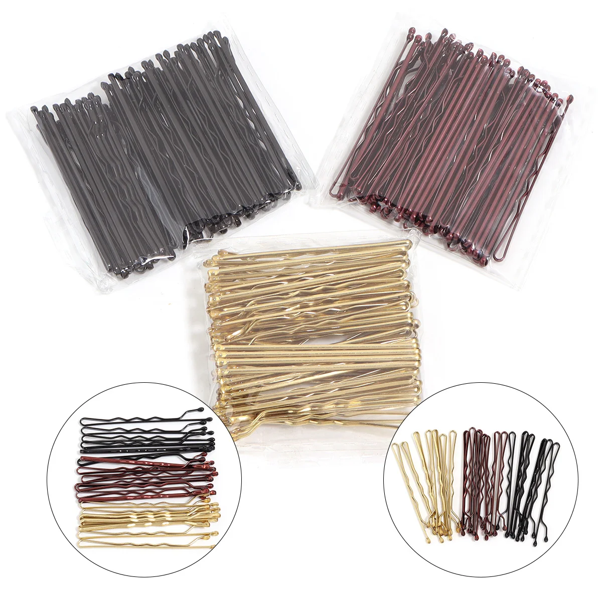 50pcs/lot Classic Hairpins 5cm Invisible Black Wave Hair Clips Metal Barrettes Hairstyling Tool For DIY Girls Hair Accessories image 6