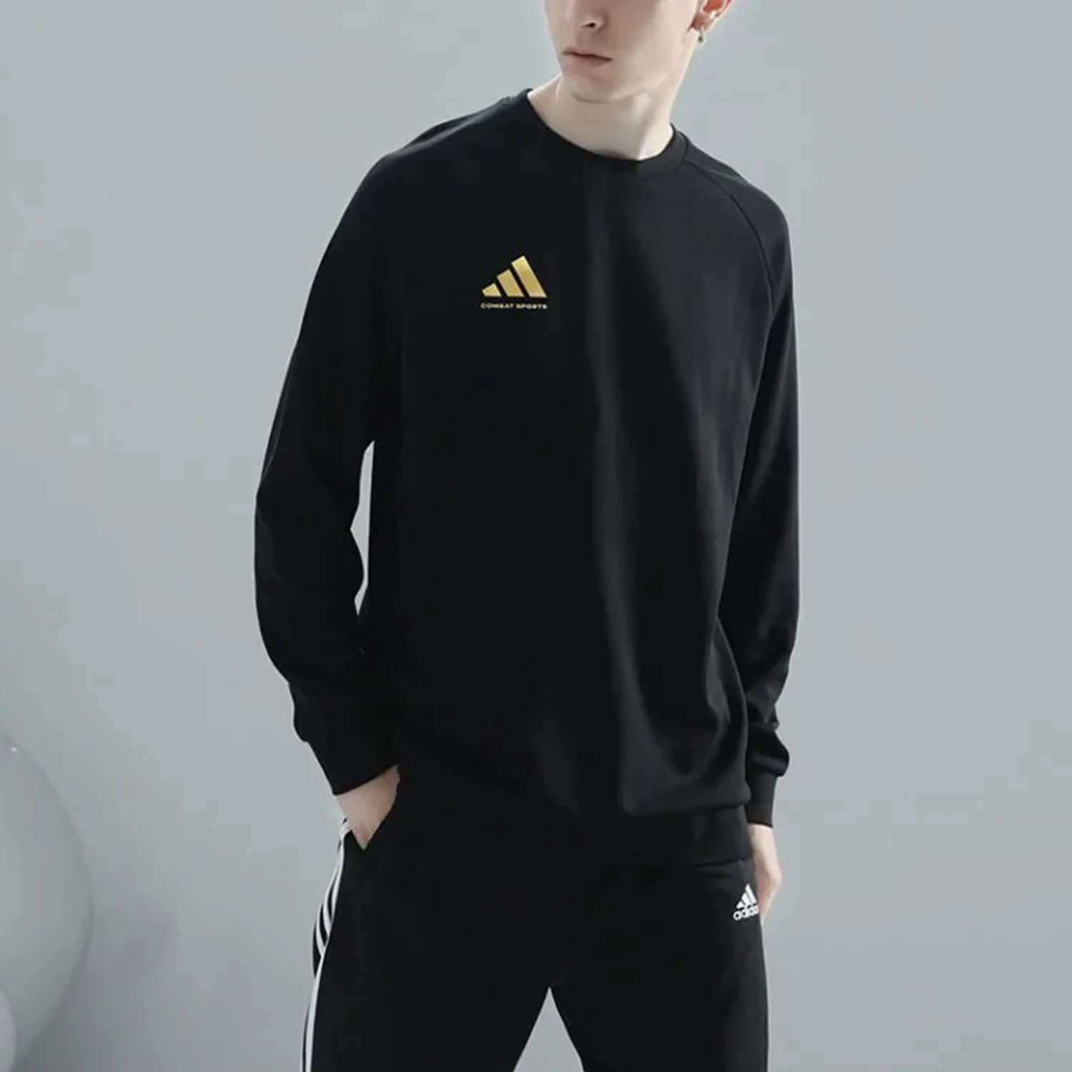 

Оригинальная мужская повседневная спортивная толстовка Adidas с капюшоном aCLLSPS3CS-BG