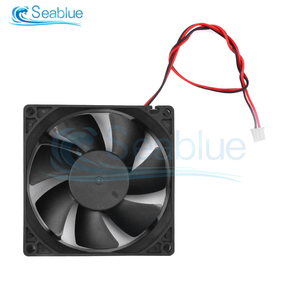 DC8025 5V 12V 24V 2-Pin 80x80x25mm PC ordenador CPU sistema disipador térmico ventilador de refrigeración sin escobillas 8025