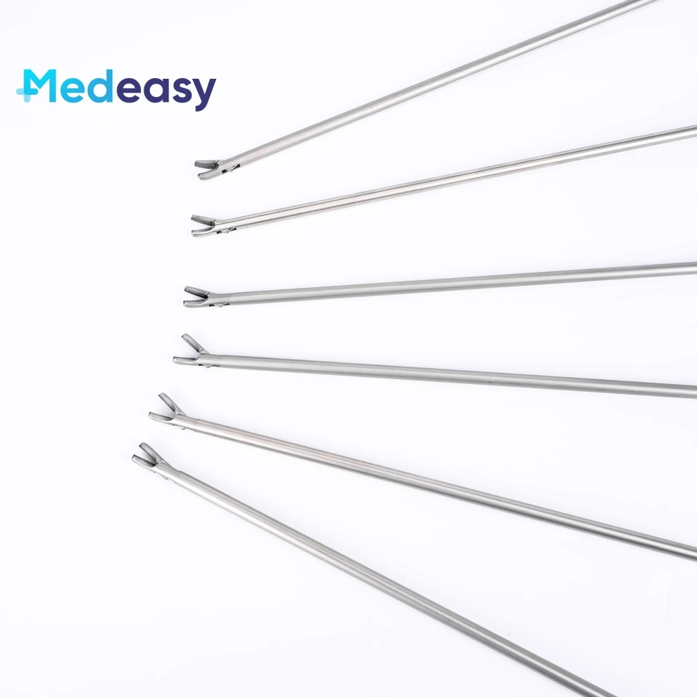 Laparoscopic simulation practice  tool needle holder with various handles, training  instrument