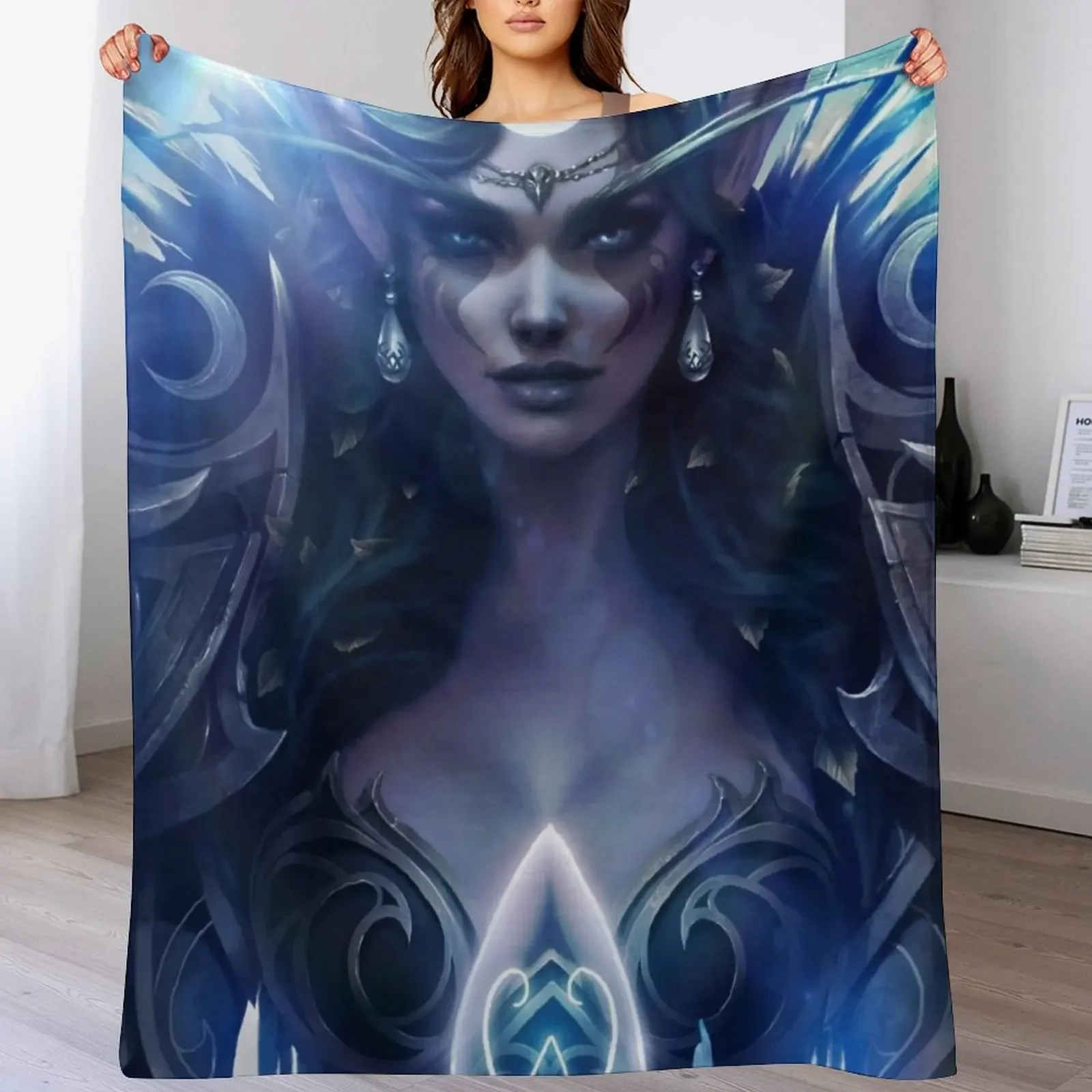 

Night Elf Throw Blanket Picnic Personalized Gift Large Kid'S Blankets