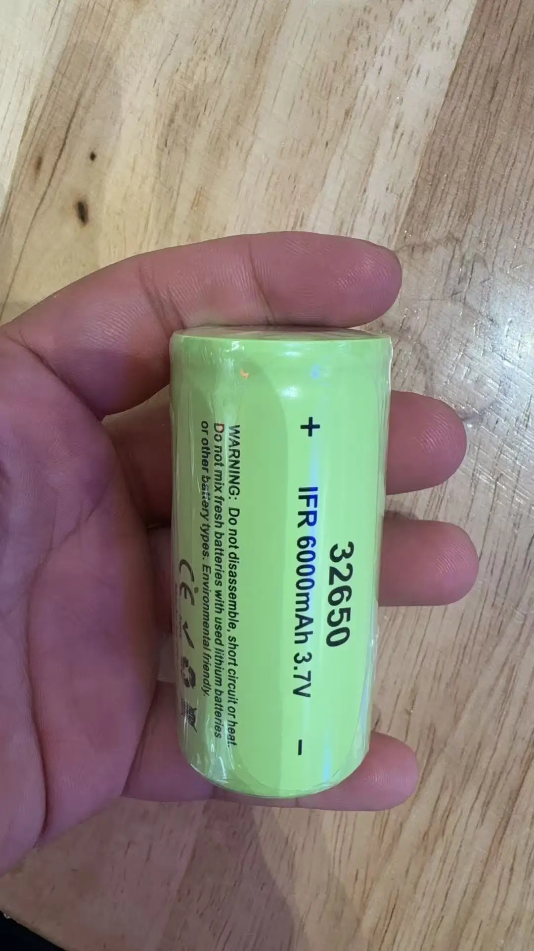 Buy More Will Cheap Foot Battery 3.7V 32650 Electric Home Charging Lithium Battery with a Full Capacity of 6000mAh