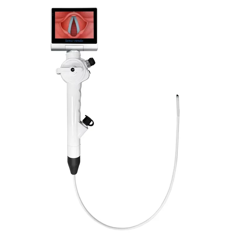 Disposable Flexible Laryngoscope: 3.1/3.8/5.2/5.8mm, 30/60 cm, 7-Inch Touchscreen Display