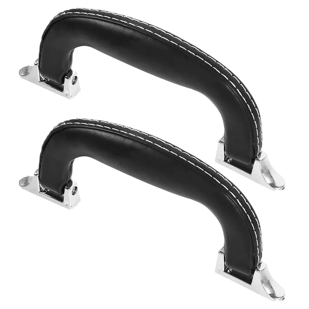 

2 Pcs Bag Handle Carrying for Handbags Pull Luggage Case Handles Boxes Hard Plastic Tool Travel Trunk