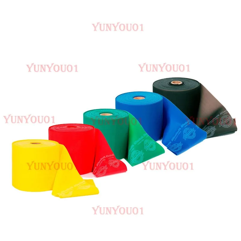 Elastic Band Resistance Band Yoga Fitness Rally Band Pilates Shaping Stretching Latex-Free Design