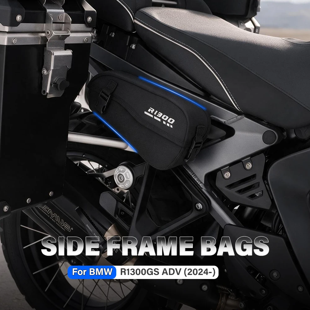 Motorcycle Side Frame Bag For BMW R1300GS Adventure R 1300 GS ADV R1300GSA 2024-2026 Storage Package Waterproof Tool Bags